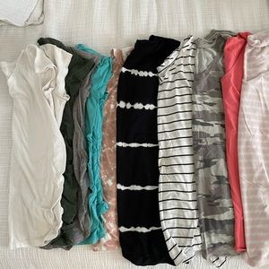12 maternity shirts